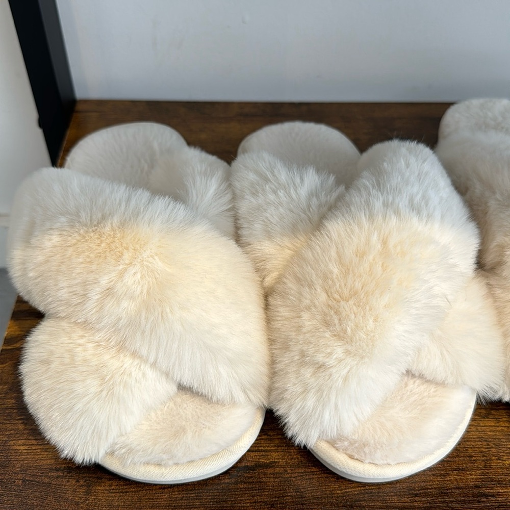 White slippers